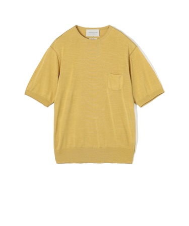 TOMORROWLAND tricot プライムシルク ハイゲージ クルーネックニットTシャツ