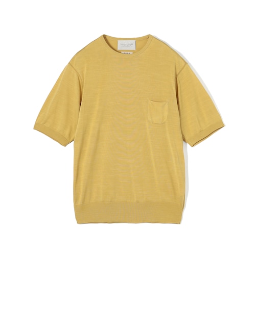 TOMORROWLAND tricot プライムシルク ハイゲージ クルーネックニットTシャツ