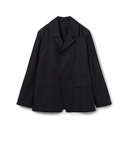 コットンシルクツイル シングルブレステッドジャケット