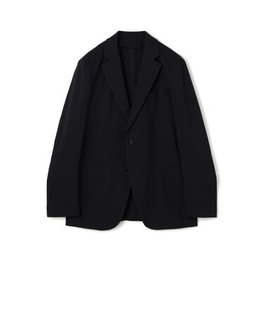 ビスコースリネンコットン シングルブレステッド2Bジャケット セットアップ仕様