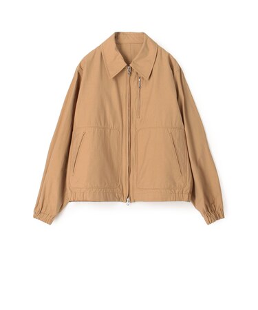 コットンナイロン ジップアップショートブルゾン MANTECO