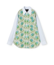 MERYLL ROGGE COMBO SHIRT コットン コンビシャツ