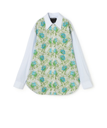 MERYLL ROGGE COMBO SHIRT コットン コンビシャツ