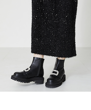 ビジューモチーフタンクソールブーツ