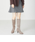 アーモンドトゥロングブーツ