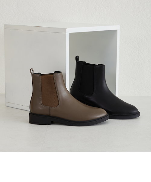 【サンウルブ】Oriental ショートサイドゴアブーツ　サイズ7 フラットサイドゴアショートブーツ｜オリエンタルトラフィックの