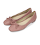 スクエアトゥフラットバレエシューズ