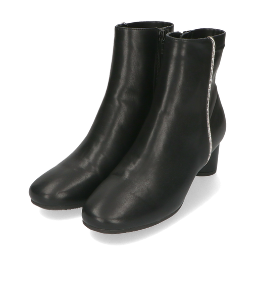 ラインストーン切替ショートブーツ