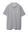 ポロシャツ＜鹿の子＞＜ワッペン＞