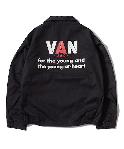 VAN jacket スウィングトップ バックプリント　ネイビー　Ｌサイズ バックプリントスウィングトップ｜ヴァンのアウトレット通販