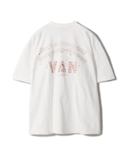 プリント刺繍Tシャツ＜桜アーチロゴ＞＜スラブ天竺＞