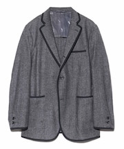 ツイードパイピングジャケット