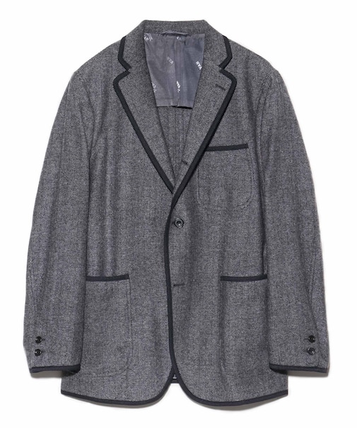 ツイードパイピングジャケット