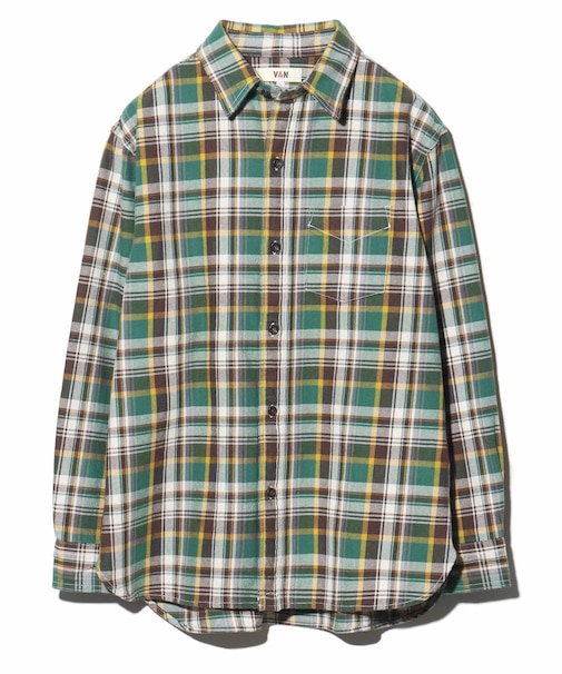 BDシャツ<エルボーパッチネルシャツ>