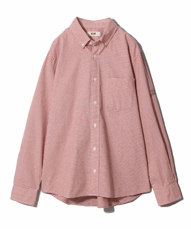 ショートBDシャツ＜カラーギンガムチェック＞