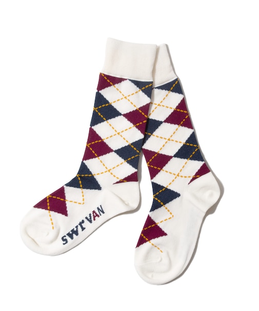 ソックス＜アーガイル＞＜ウィメンズ＞