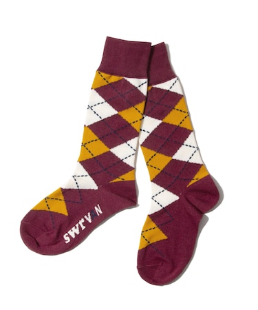 ソックス＜アーガイル＞＜ウィメンズ＞