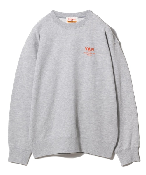 VAN Jac 期間限定 スペシャルオーダー 長袖Tシャツ グレー 綿 M ヴァン/メンズのTシャツ・カットソーのアウトレット通販｜三井