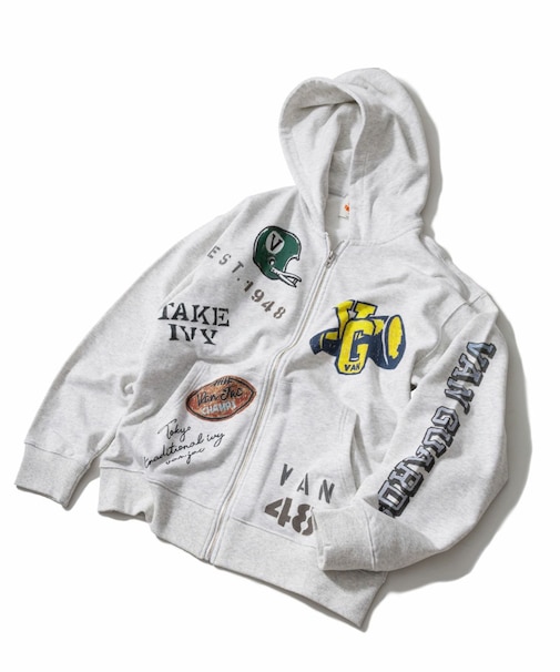 ZIPパーカー＜メモリアルペイント＞