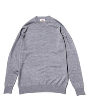 Vネックセーター＜エルボーパッチ＞