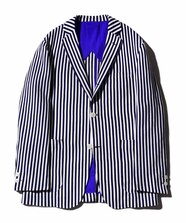 ランバン スポール LANVIN SPORT シャンブレーボンディングジャケット 