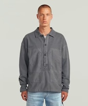 Washed fabric mix loose sw