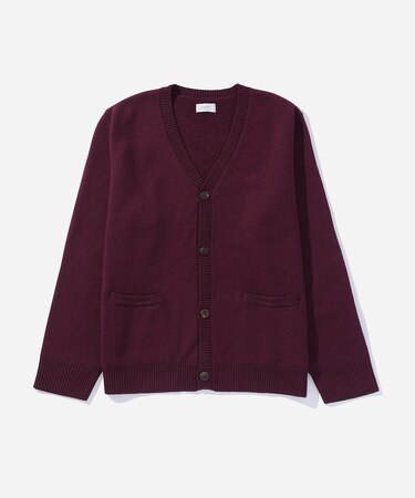MICHAEL BOILED WOOL CARDIGAN