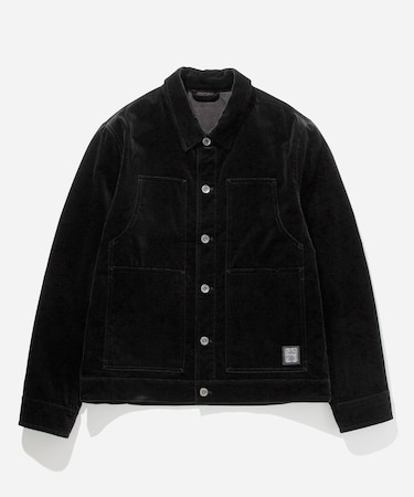 HARRISON VELVET TRUCKER JACKET