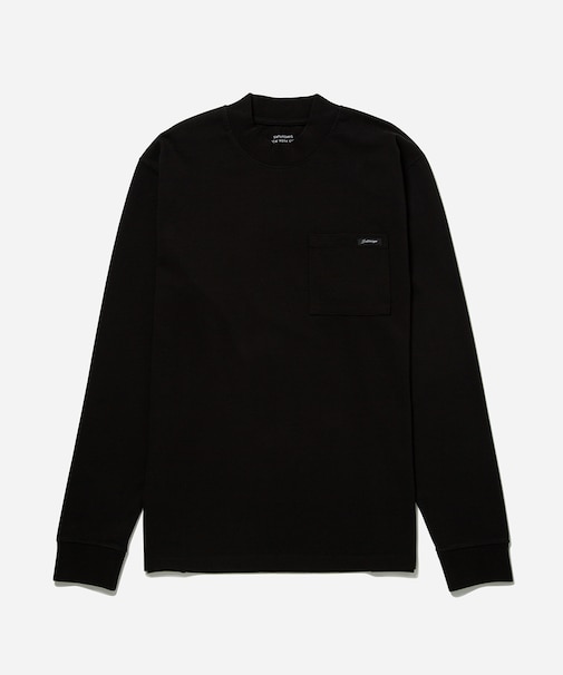 DEKALB HEAVYWEIGHT MOCKNECK LONG SLEEVE TEE