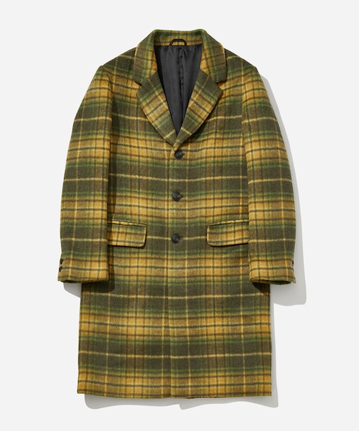 MORGAN PLAID OVERCOAT