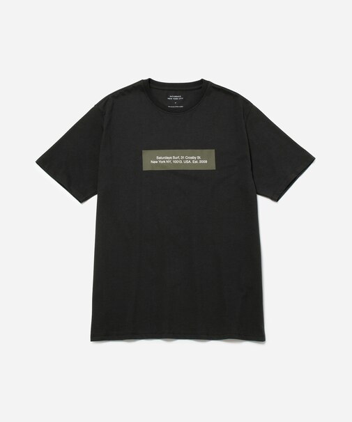 SATURDAYS BLOCK STANDARD SS TEE