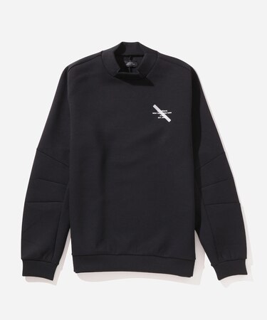 Lightweight Sweat Mock Neck Top