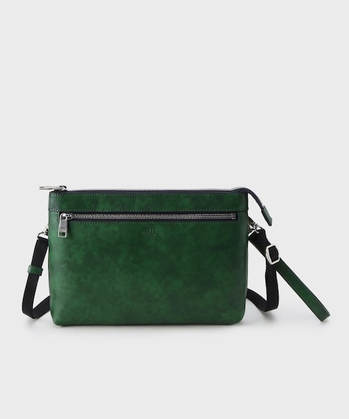 COACH ダークグリーン クラッチバッグ グリーン（緑）系 Coach(コーチ) クラッチバッグ(メンズ) - 海外