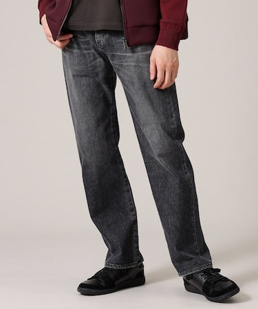 【モンスターストレッチ】日本製 ウォッシュド デニムパンツ