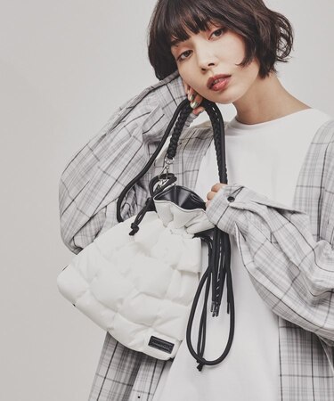 ADAMPATEK 別注 パテッドイントレ巾着ショルダーバッグ