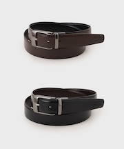 【リバーシブル/Made in JAPAN】レザー ドレスベルト