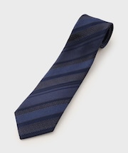 【ベストセラー/日本製】シャドーストライプ シルクネクタイ