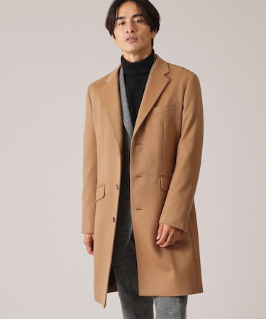 ウールカシミヤブレンド チェスターコート