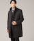 【ウールカシミヤブレンド】ビーバー調 スタンドカラー コート
