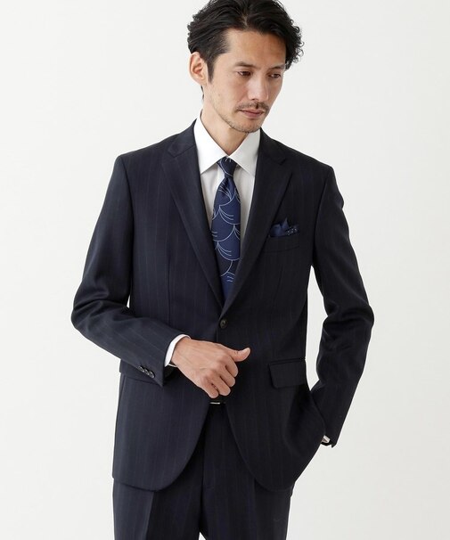 【THE FLAGSHIP】矢絣 ストライプ スーツ