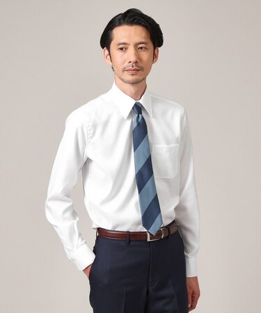【Made in JAPAN】市松紋 ドレスシャツ