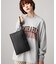 【WEB限定】レザー調ジップクラッチバッグ