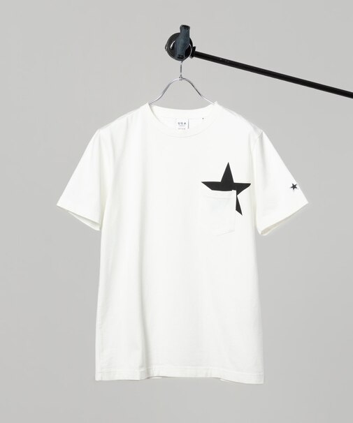 【WEB限定/S~3L】スタープリント半袖Tシャツ(ユニセックスアイテム)