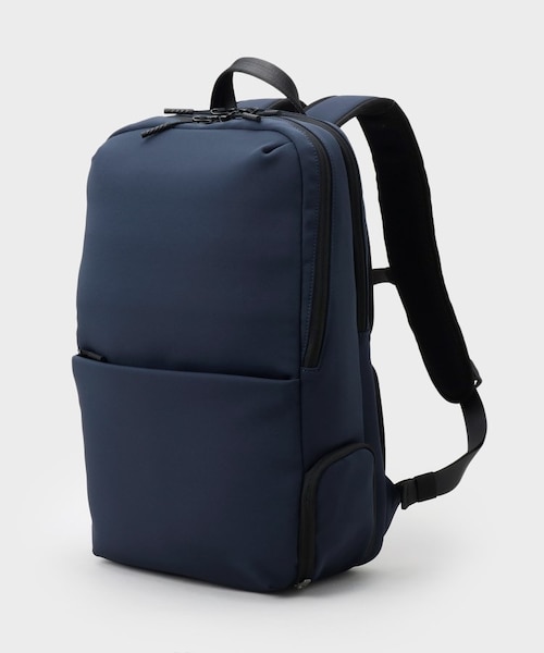【美品】タケオキクチ　ドライタッチ エアメッシュ リュック【ネイビー】 高機能/ONOFF】ドライタッチ エアメッシュ リュック