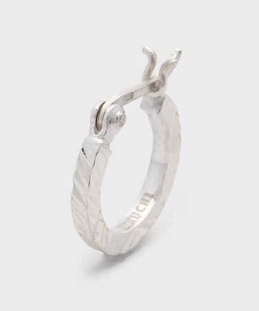 【SILVER925】 グレインカット ピアス