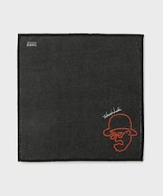 ラインアートプリント フォンカチ