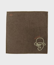 ラインアートプリント フォンカチ