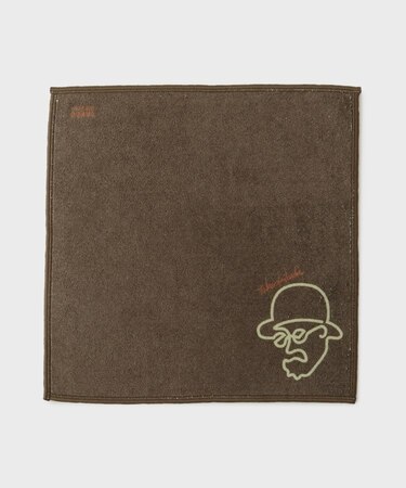 ラインアートプリント フォンカチ