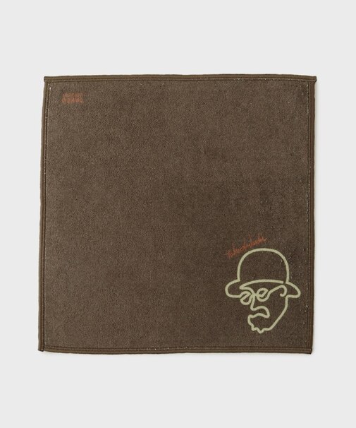 ラインアートプリント フォンカチ