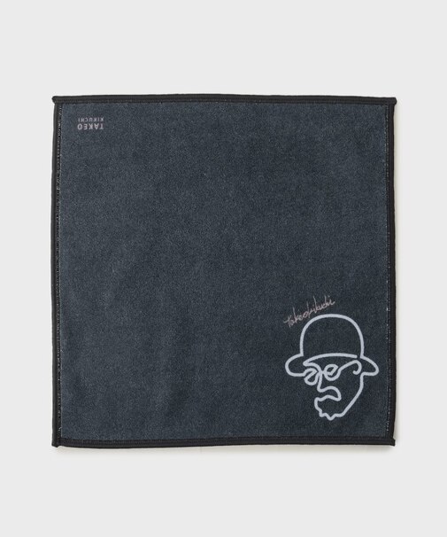 ラインアートプリント フォンカチ